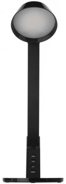 Επιτραπέζιο Φωτιστικό Γραφείου LED 8W Μαύρο 3CCT Dimmable Θύρα USB Simon Z7613 Emos-Z7613-Μαύρο Z7613