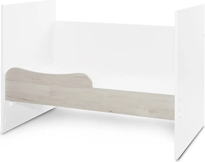 BED MULTI 190/72 COLOUR WHITE/LIGHT OAK