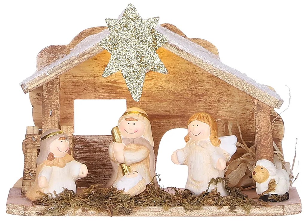 Φάτνη Led Με 4 Φιγούρες (22.5x8x16) Edelman 1180846