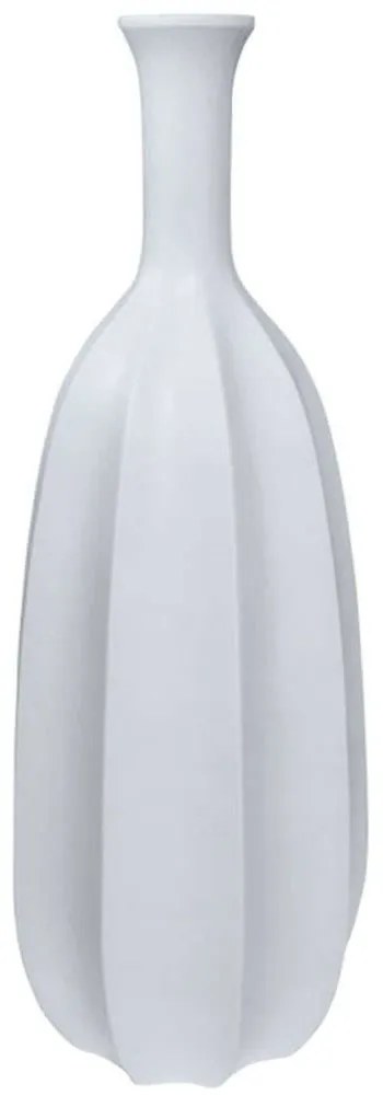 Βάζο 06-00-94719 Φ34x100cm White Marhome Fiberglass