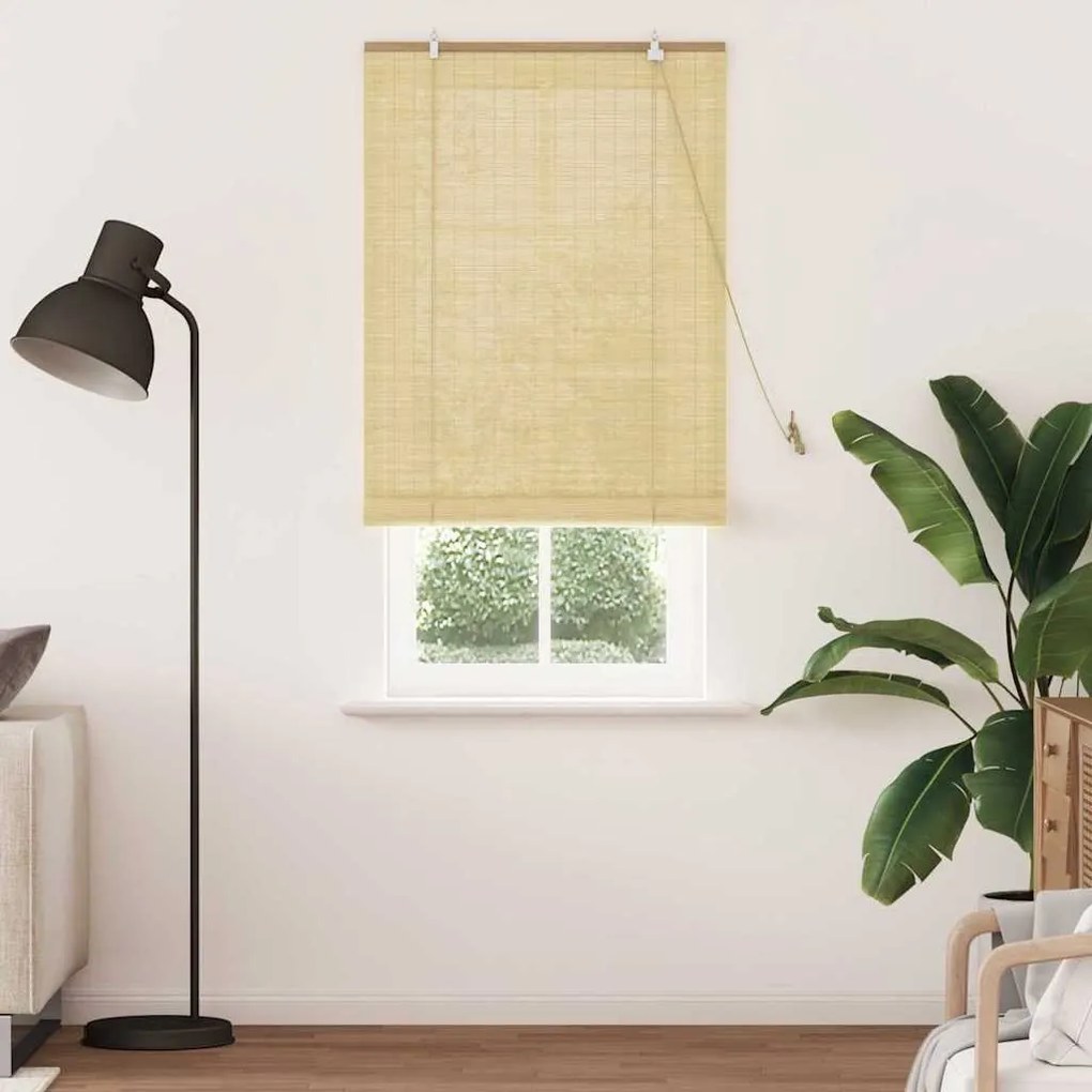vidaXL Ρολά και Σκίες Παραθύρων Φυσικό 80 x 220 cm Μπαμπού