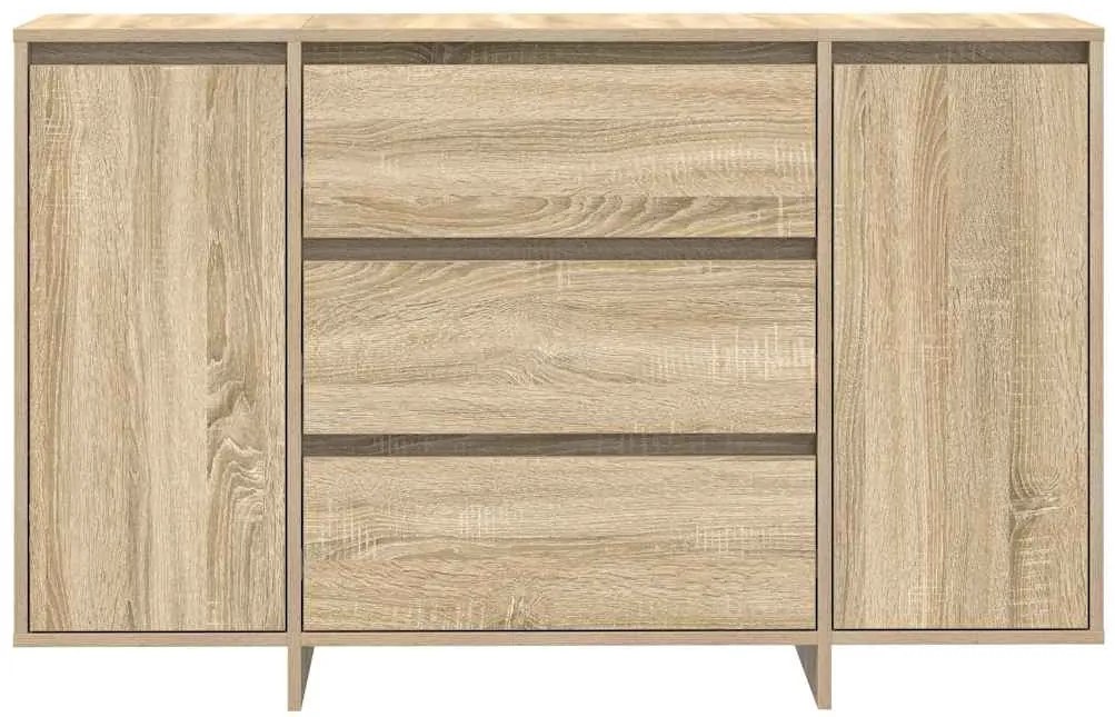 vidaXL Πλαϊνό γραφείο Δρύς Sonoma 120 x 41 x 75 εκ. Επεξεργασμένο ξύλο