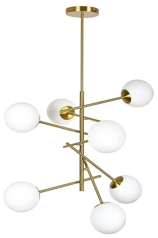 Φωτιστικό Οροφής SE 110-7 77-4492 Prato Pendant Brass Gold Homelighting Metal, Glass
