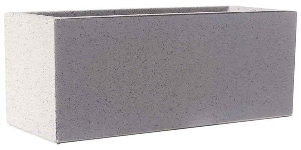 Κασπώ Πήλινο Stone B-3170-8 60x30x30cm Grey Supergreens Πηλός