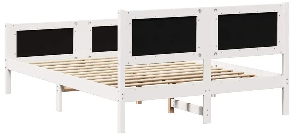 vidaXL Σκελετός Κρεβατιού με κεφαλάρι Ανοιχτό γκρι 140 x 200 cm