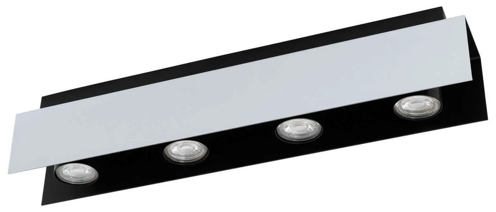 Φωτιστικό Σποτ Led 97397 Black - Silver Viserba Eglo Metal