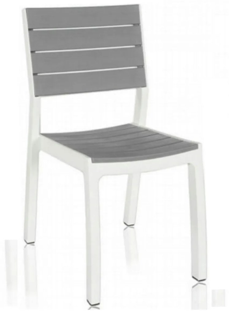 METAX-24 Καρέκλα Harmony Λευκό-Γκρι*  61. x 45. x 85. metax-01-00-1397