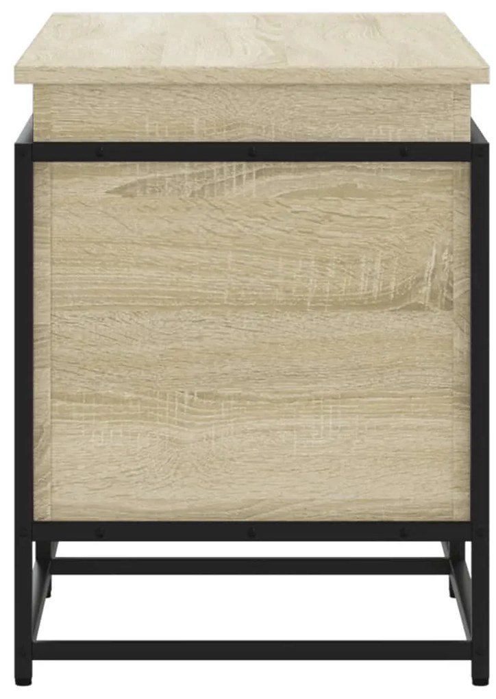 Κουτί Αποθήκευσης με Sonoma Δρυς 100x40x51,5 εκ. Επεξ. Ξύλο - Καφέ