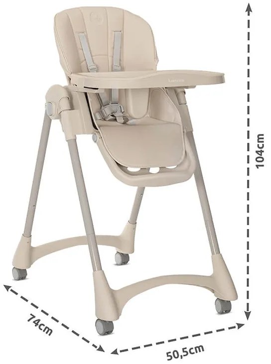 Καρεκλάκι φαγητού Tummy Time Beige 10100602507 LorellI