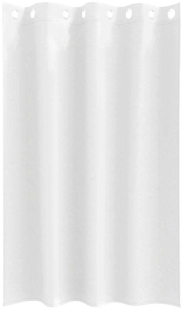 vidaXL Κουρτίνες 2 pcs Καθαρό Λευκό 175 x 140 εκ. Πολυεστέρας