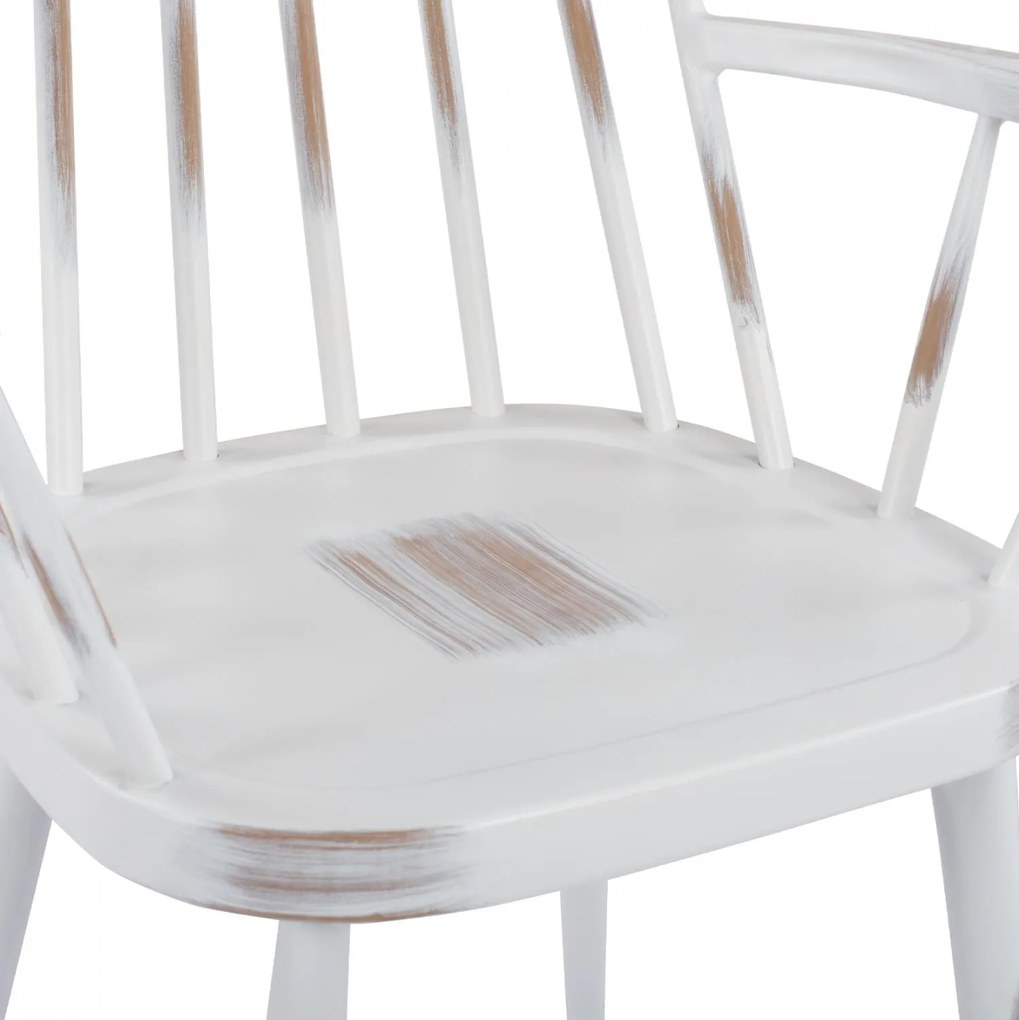 Καρέκλα - Πολυθρόνα YVONNE C5555.02 Αλουμινίου Λευκή Πατίνα 60x50x82 εκ. 60x50x82 εκ.