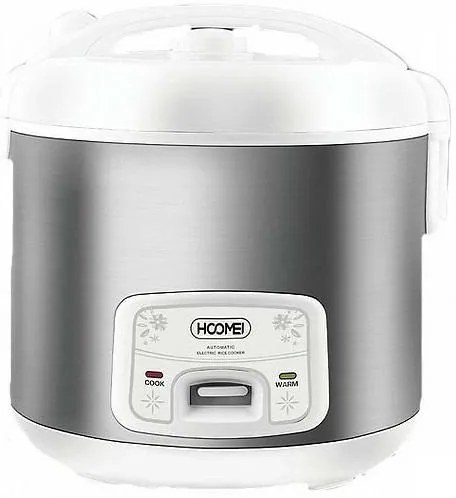 Βραστήρας Ρυζιού 1200W - Rice coocker 3,6L HOOMEI HM-5346 Λευκό/Inox