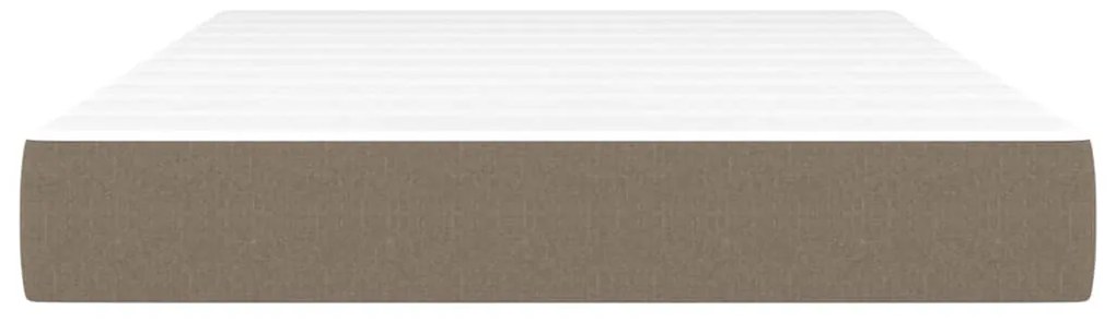 Στρώμα με Pocket Springs Taupe 120x200x20 εκ. Υφασμάτινο - Μπεζ-Γκρι