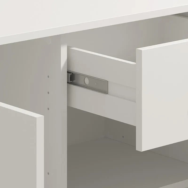 Κομότα - Μπουφές Vienne 4K2F Λευκό 183x40x90 εκ. 183x40x90 εκ.