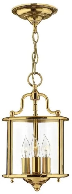 Κρεμαστό Φωτιστικό Οροφής 3xE14 Φ20cm Gentry Elstead Lighting-HK-GENTRY-P-S-PB-Ορείχαλκος HK-GENTRY-P-S-PB