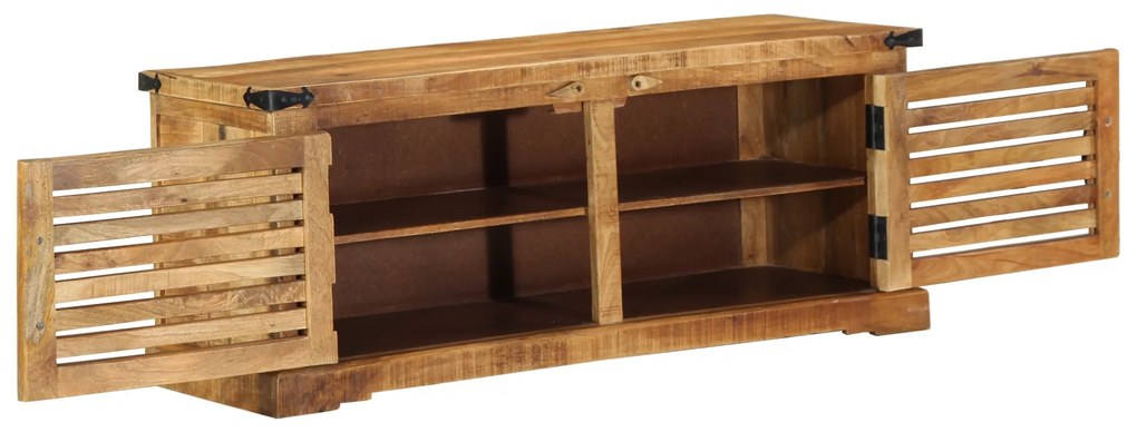 vidaXL πάγκος παπουτσιών 110x38x45 εκ. από μασίφ ξύλο μάνγκο