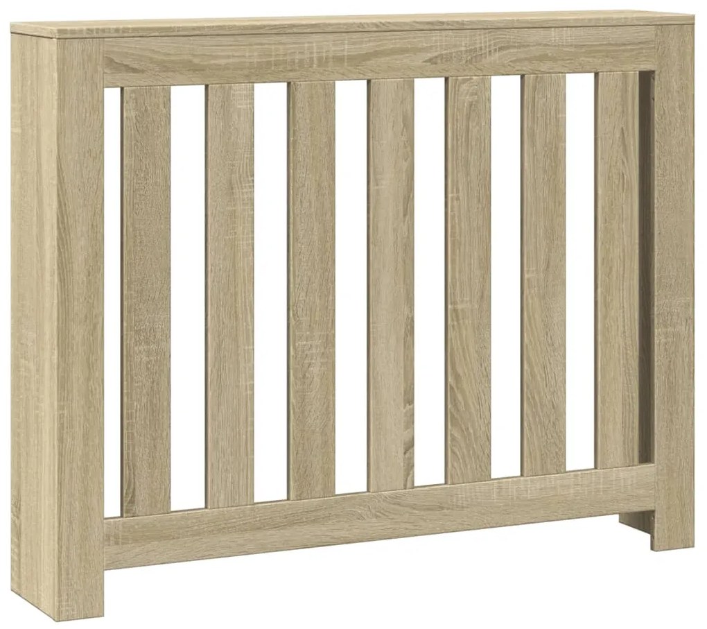 vidaXL Κάλυμμα Καλοριφέρ Sonoma Δρυς 104x20x82 εκ. Επεξεργασμένο Ξύλο