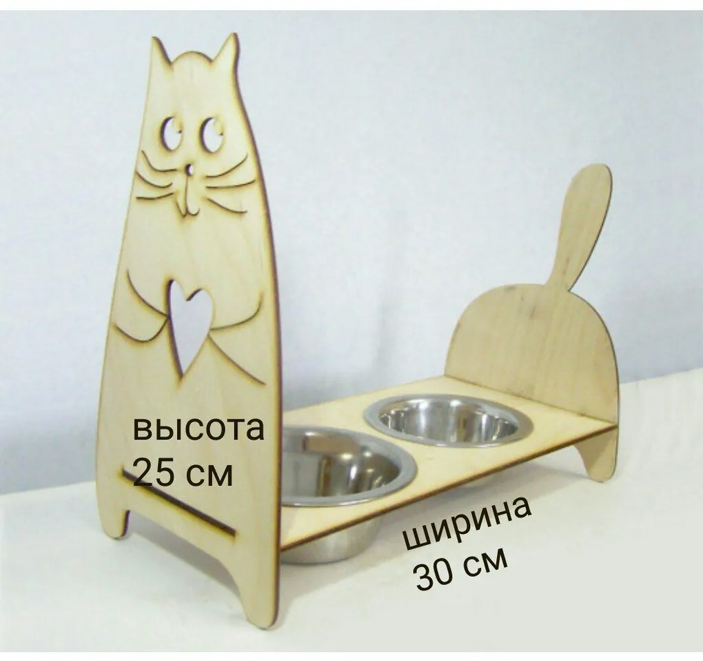 Intra απο ξύλο plywood 3mm-4mm πάχος - Πρότυπο τροφοδότη σκύλων Δίασταση 30x30 cm Intraeaxys-joedk291