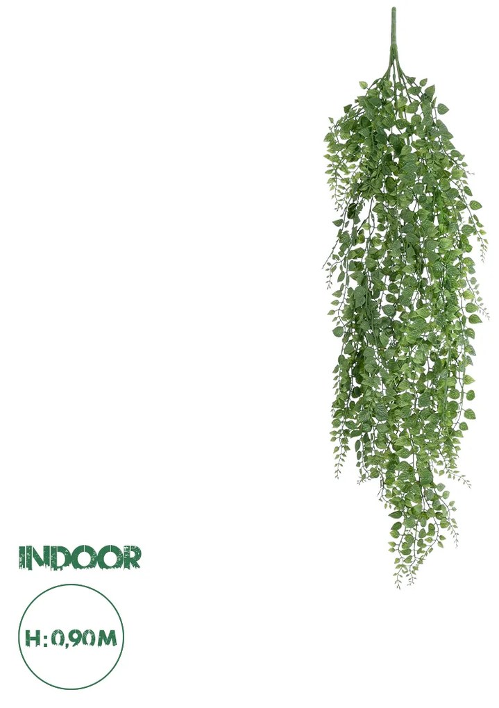 Artificial Garden HANGING ADIANTUM 20837 Τεχνητό Διακοσμητικό Κρεμαστό Κλαδί Αδίαντο Μ20 x Π6 x Υ90cm