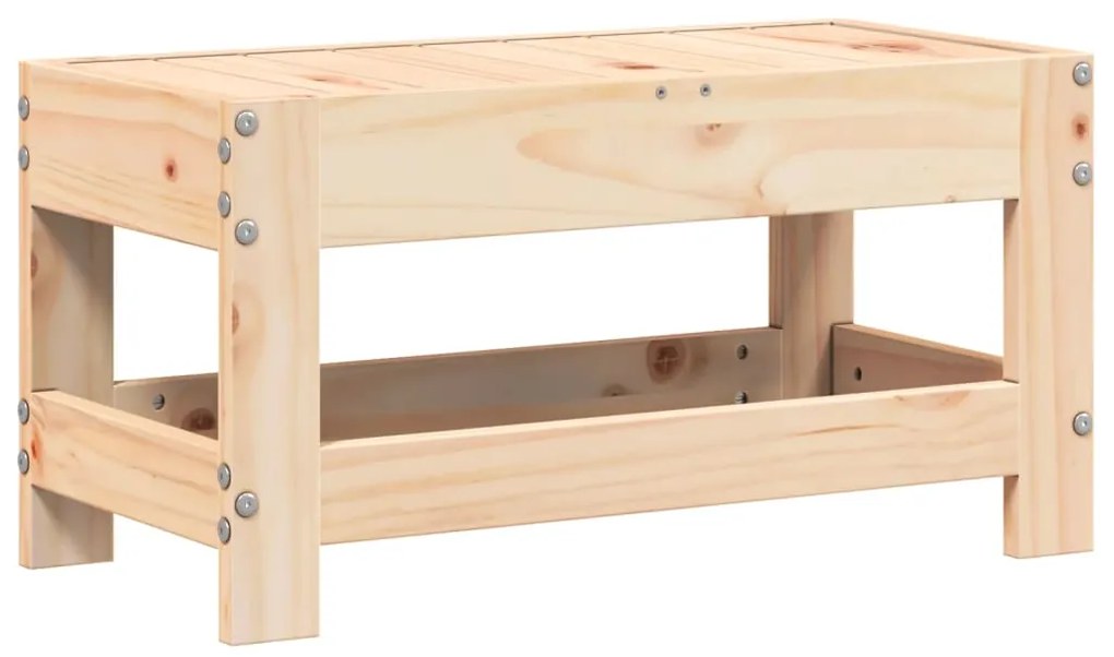 vidaXL Υποπόδιο Κήπου 62 x 30 x 32 εκ. από Μασίφ Ξύλο Πεύκου