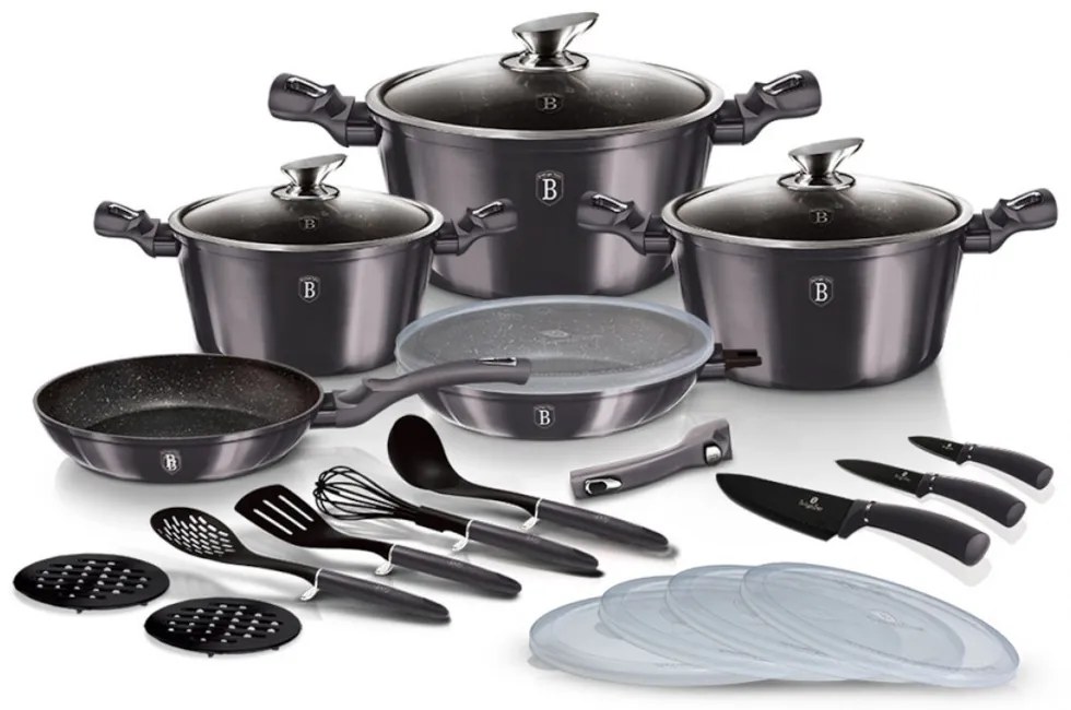 Σετ Μαγειρικής Berlinger Haus Σετ 22 τμχ Carbon Pro Collection BH-7181