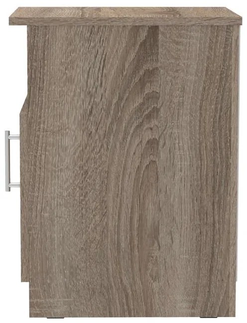 Κομοδίνο Galdi μελαμίνη σε καρυδί απόχρωση 40x45x60εκ 40x45x60 εκ.