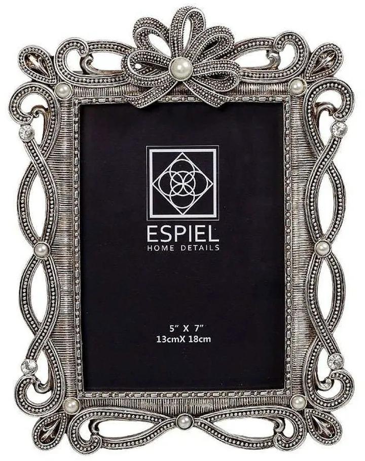 Κορνίζα ZEK349 10x15cm Silver Espiel Πολυρεσίνη