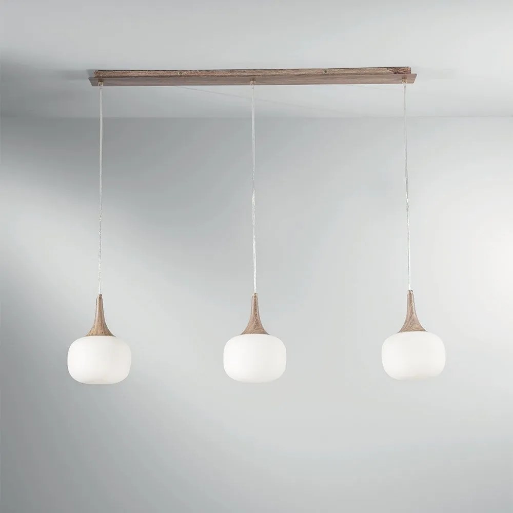 Φωτιστικό Οροφής - Ράγα I-Jaipur-SQ3-BCO E14 150x97x14cm White-Natural Luce Ambiente Design