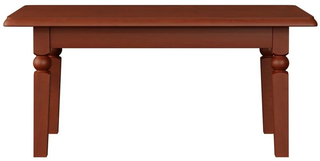 Τραπεζάκι σαλονιού Boston A104, Καστανό, Καρυδί, 54x68x120cm, 30 kg, Φυσικό ξύλο καπλαμά, Ινοσανίδες μέσης πυκνότητας, Γωνιακό, Ξύλο: Ακακία