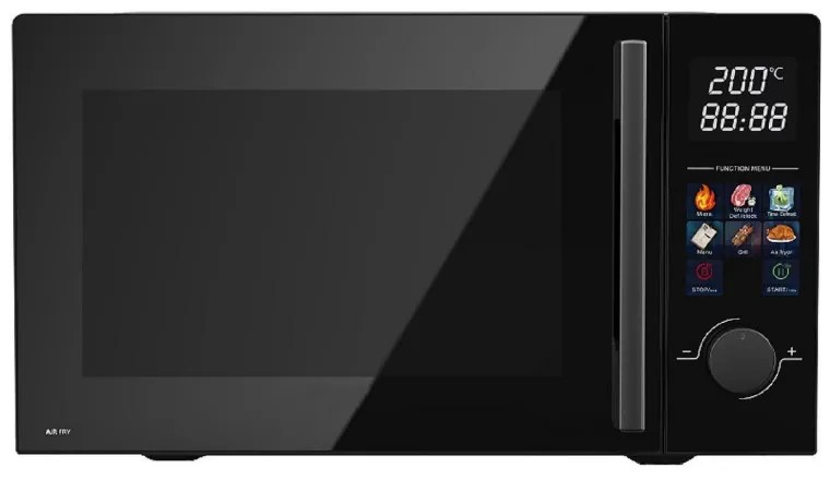 Φούρνος μικροκυμάτων Finlux FMO-2525, 4250W, 25 l, 8 προγράμματα, Συναγωγή, Γκριλ, Χρονοδιακόπτης, Μαύρο