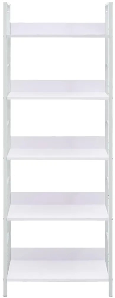 vidaXL Ραφιέρα 5 Επιπέδων Λευκή 60x27,6x158,5 εκ. Επεξεργασμένο Ξύλο