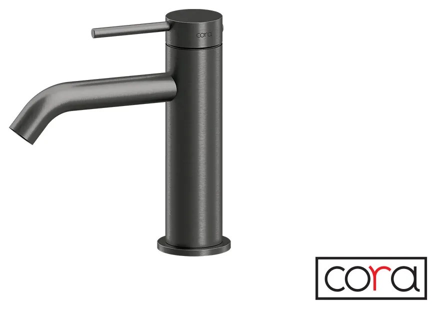 Μπαταρία Νιπτήρα με Βαλβίδα Clic-Clac Cosmo PVD Black Brushed Inox 316L 6111-411