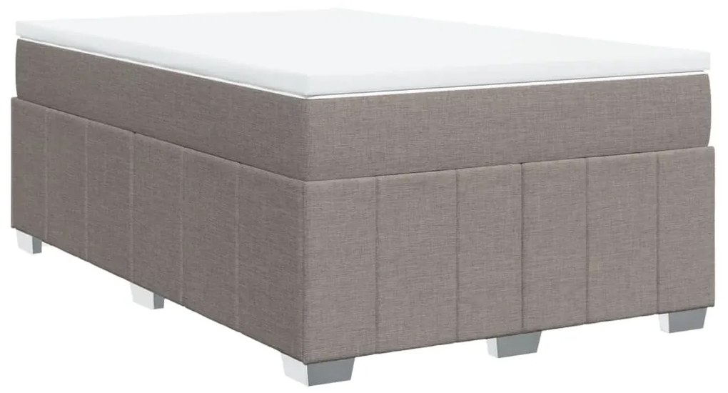 ΚΡΕΒΑΤΙ BOXSPRING ΜΕ ΣΤΡΩΜΑ TAUPE 120X200 ΕΚ. ΥΦΑΣΜΑΤΙΝΟ 3285467