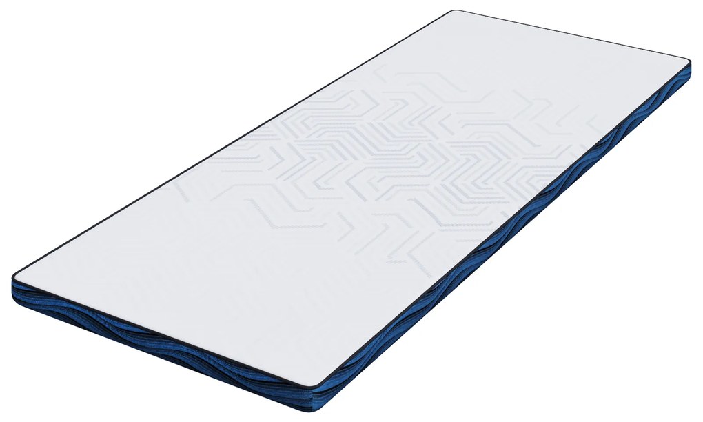 vidaXL Στρώματα Λευκό και Μπλε 80 x 200 cm