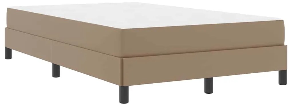 vidaXL Κρεβάτι Άλλο Καπουτσίνο 120 x 200 cm Τεχνητό δέρμα