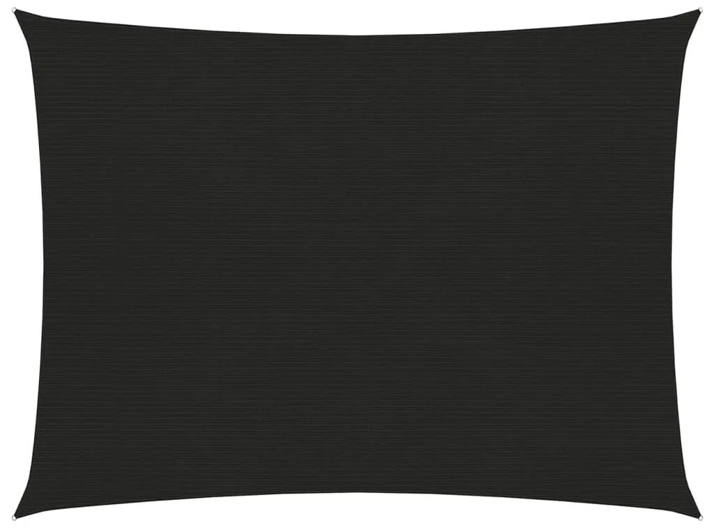 Πανί Σκίασης Μαύρο 3 x 4 μ. από HDPE 160 γρ./μ² - Μαύρο