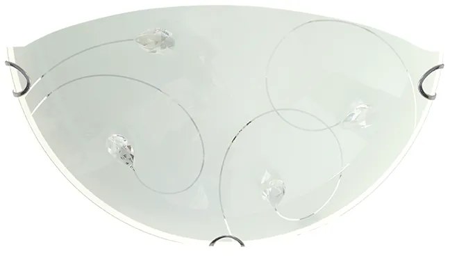 Φωτιστικό Επίτοιχο Aca AD998050 ANYA Διάφανο (Transparent)