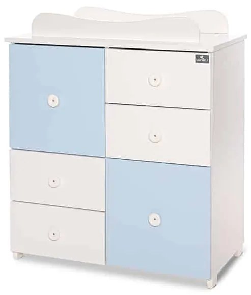 Συρταριέρα-Αλλαξιέρα  White + Baby Blue  83x47x96cm  10170110039A  Lorelli Bertoni