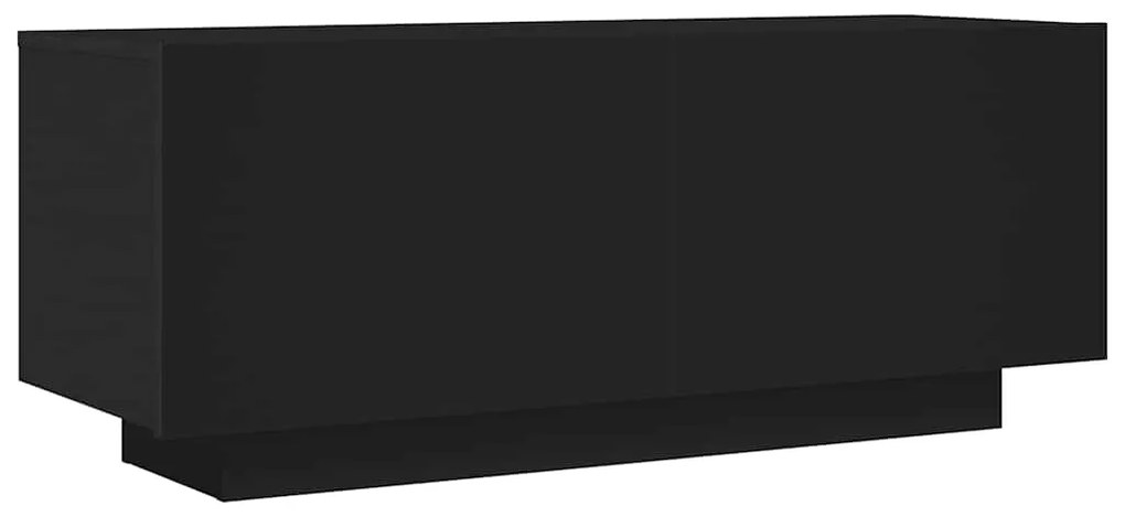 vidaXL Έπιπλο Τηλεόρασης Μαύρο 100 x 35 x 40 εκ. Επεξ. Ξύλο