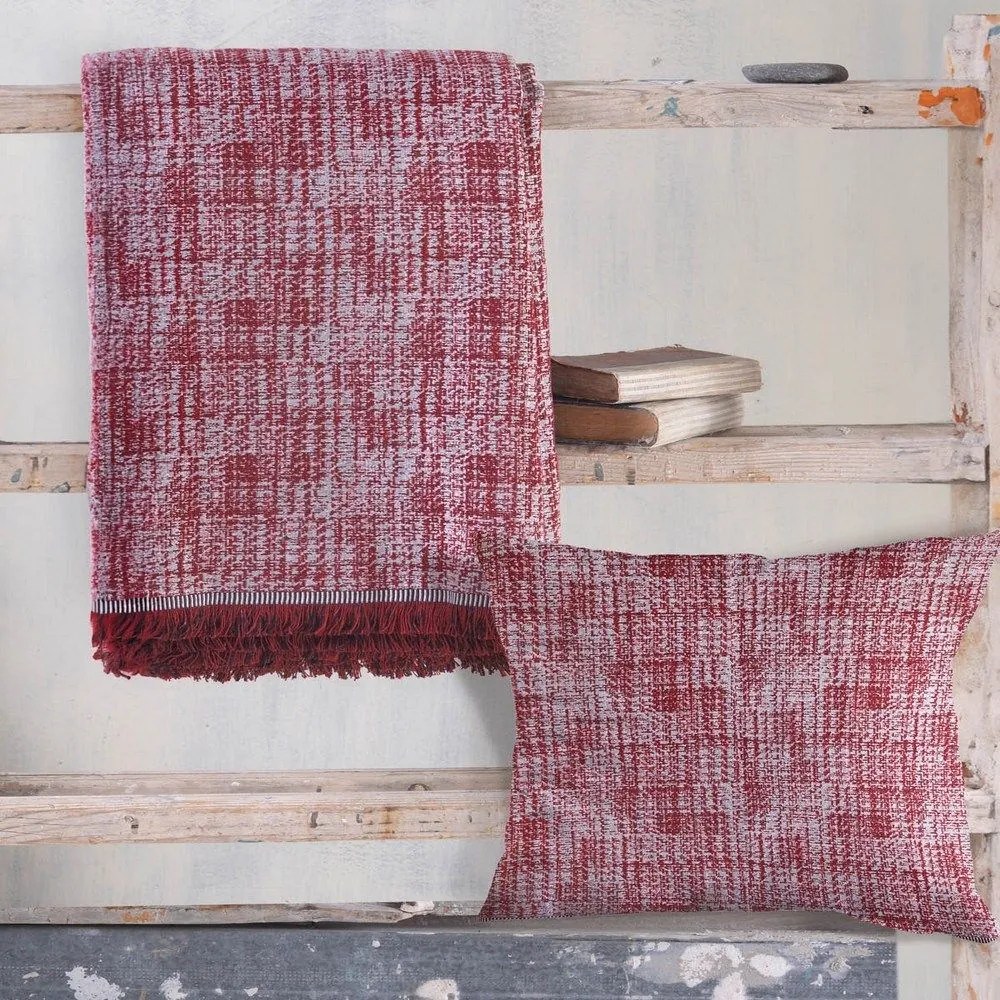 Ριχτάρι Cailin Red Ρυθμός Διθέσιο 180x240cm Cotton-Polyester