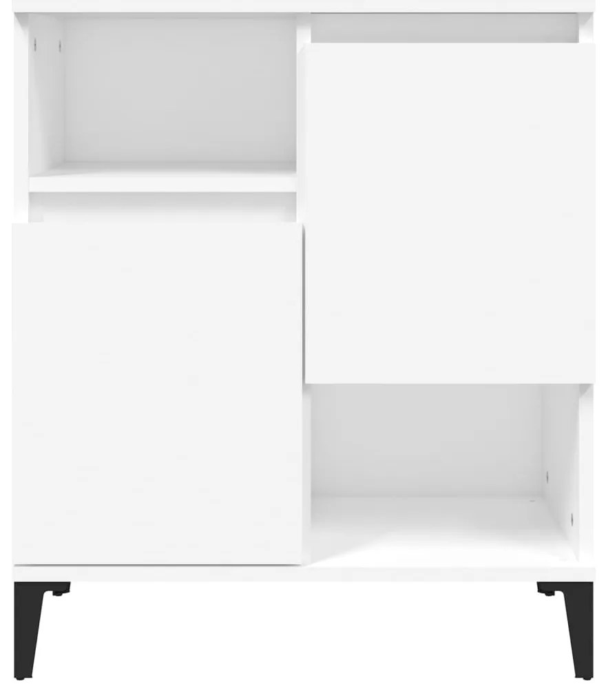 vidaXL Ντουλάπια 2 τεμ. Λευκά 60 x 35 x 70 εκ. από Επεξεργασμένο Ξύλο