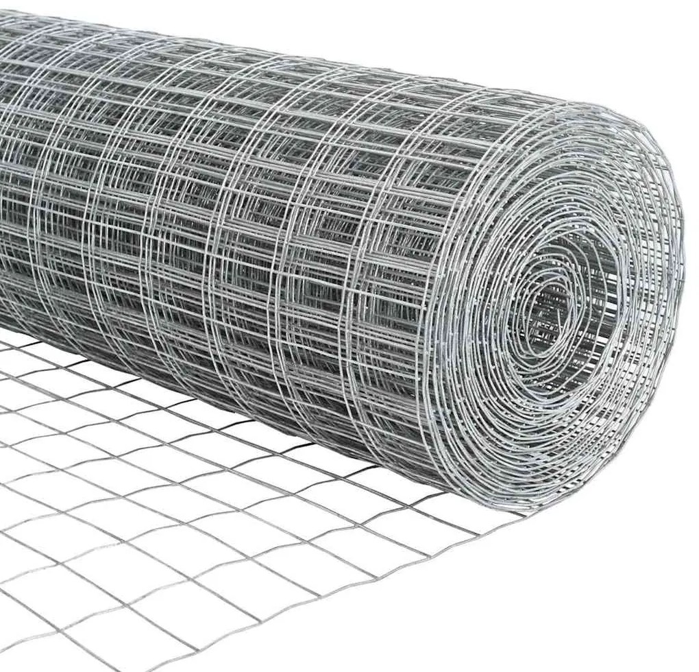 vidaXL Φράχτης Εuro 0,4 x 25 μ Σίδηρος με επικάλυψη PVC