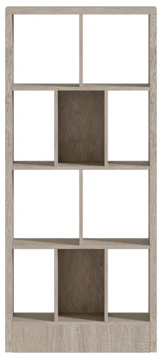 Βιβλιοθήκη Dividre sonoma oak μελαμίνης 80x30x181εκ 80x30x181 εκ.