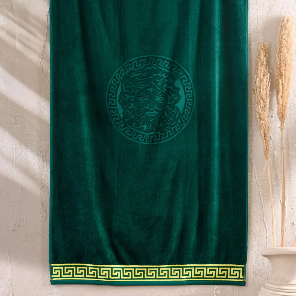 Πετσέτα Θαλάσσης (86x160) Rythmos Poseidon Green