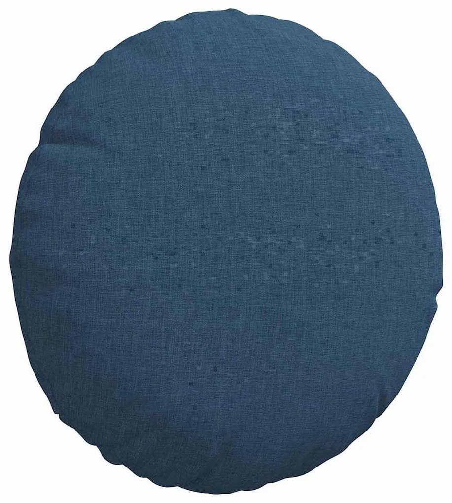 vidaXL Μαξιλάρια καθισμάτων 2 pcs Μπλε Ø30 x 13 εκ ύφασμα