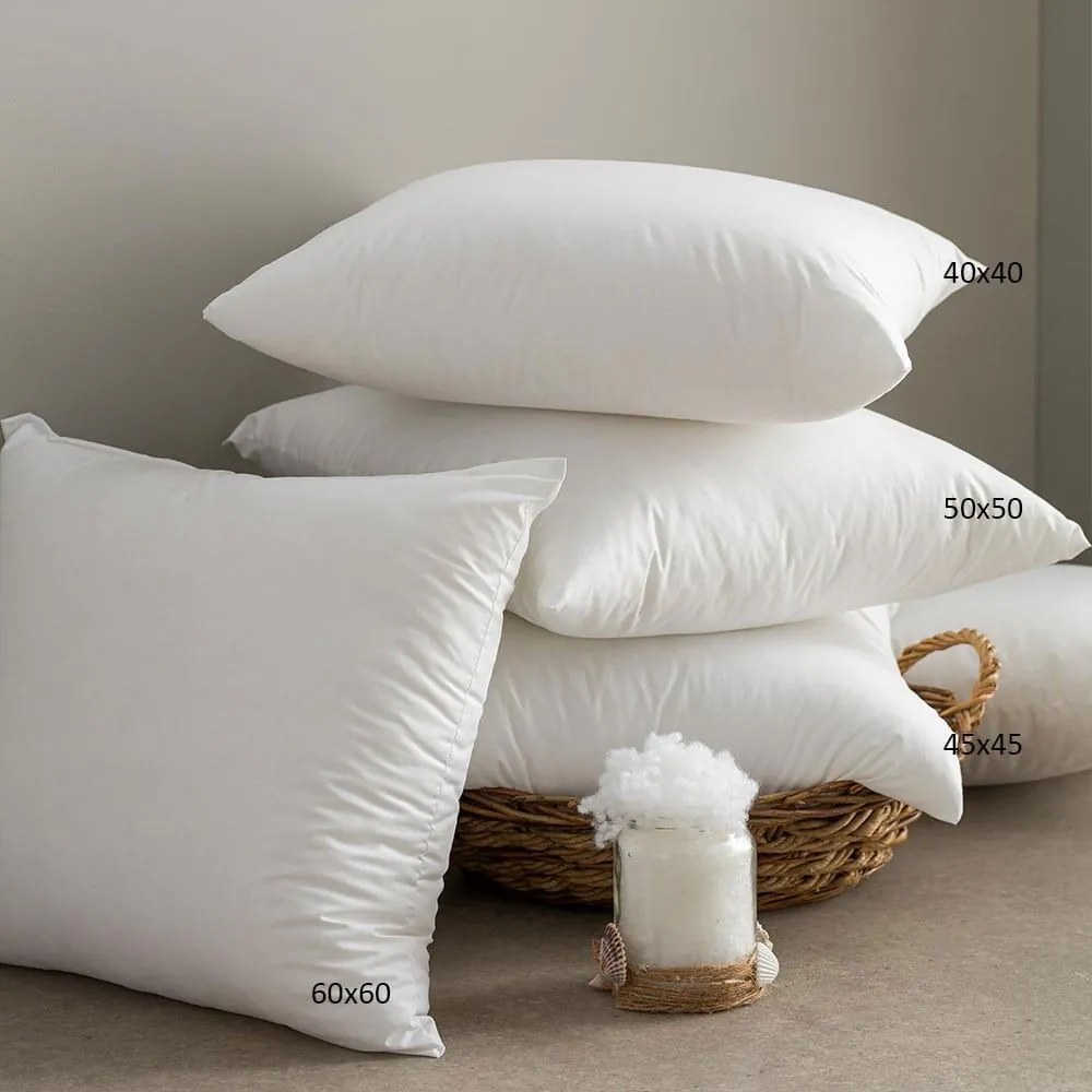 Μαξιλάρι Διακοσμητικό (Για Γέμισμα) Sofa White Vesta Home 45X45 Cotton-Polyester