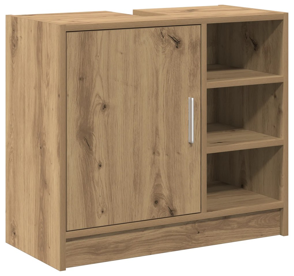 vidaXL Ντουλάπι νιπτήρα Artisan Oak 63x29x55 cm Επεξεργασμένο ξύλο