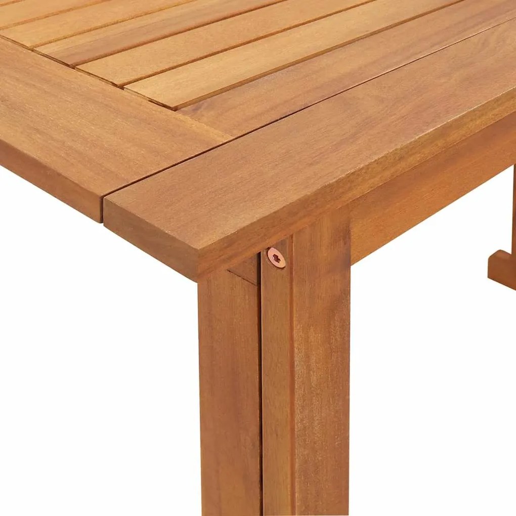 Τραπέζι Bistro 90 x 50 x 75 εκ. από Μασίφ Ξύλο Ακακίας 44039