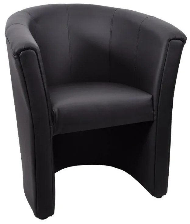 Πολυθρόνα F3 Lotos Fylliana Μαύρη Δερματίνη 75x60x80 εκ. 75x60x80 εκ.