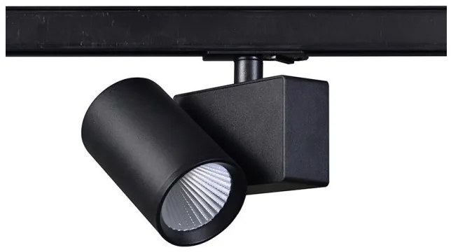Σποτ Ράγας Μονοφασικό LED 20W 4000Κ Ρυθμιζόμενο Lisor Aca-LISOR2040B2N-Μαύρο LISOR2040B2N